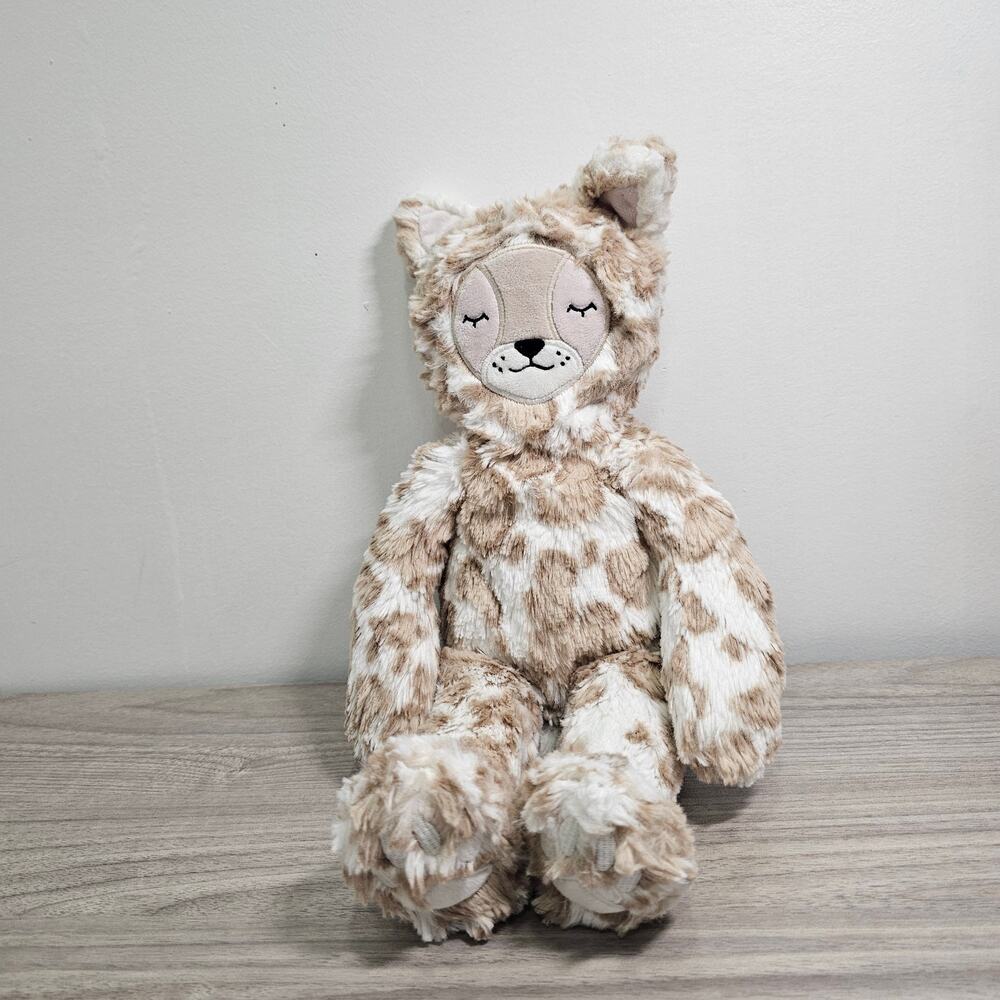 Slumberkins Lynx Kin Plush Spotted Beige Brown Friend 2020 Self Expression Cat
